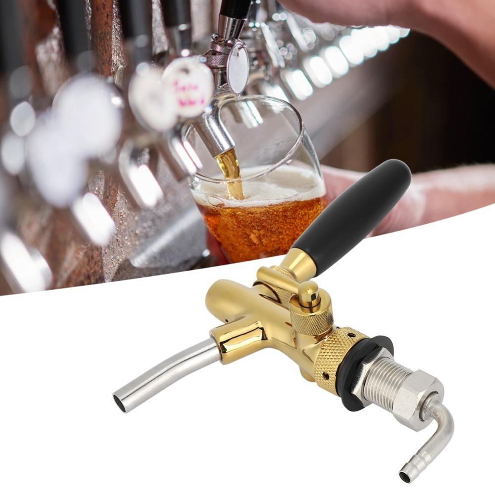 9 piece Stainless Steel Beer Keg Tap Brass Adjustable Beer Faucet Beer Tap Faucet Restaurants