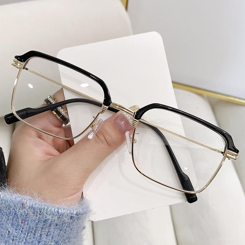 Fashionable Mens Reading Glasses New Half Frame HD Lens Far Sight Hyperopia Eyewear Trendy VintageStyle Unisex Prescription Presbyopia