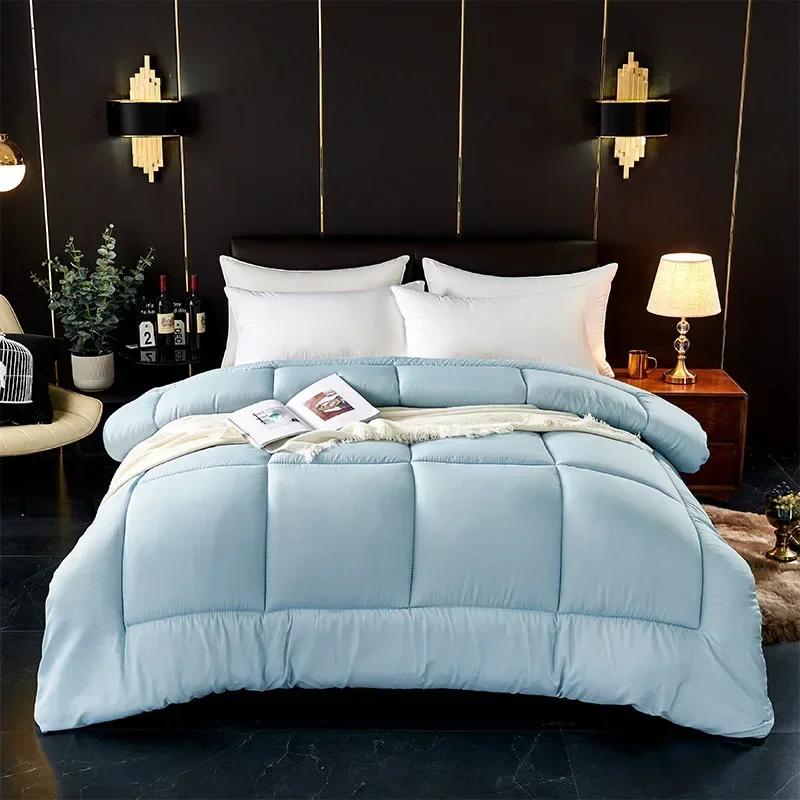 Slanket Flanellfleece Weich Erwachsene Bett Reversible Decke ohne Bezug Mikrofaser Weiche Bettdecke für Alle Jahreszeiten Maschinenwaschbar