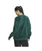 Adidas Beyond the Stripes KTX62 Loose Fit Shaggy Crew Neck Pullover College Green Size Women's Sweatshirt, (JG8138), J/M