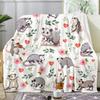 Capybara Blanket Gifts for Capybara Lovers Stuff Capybaras Blankets and Throws Plush Soft Flannel Cute Funny Capybaras Gifts for