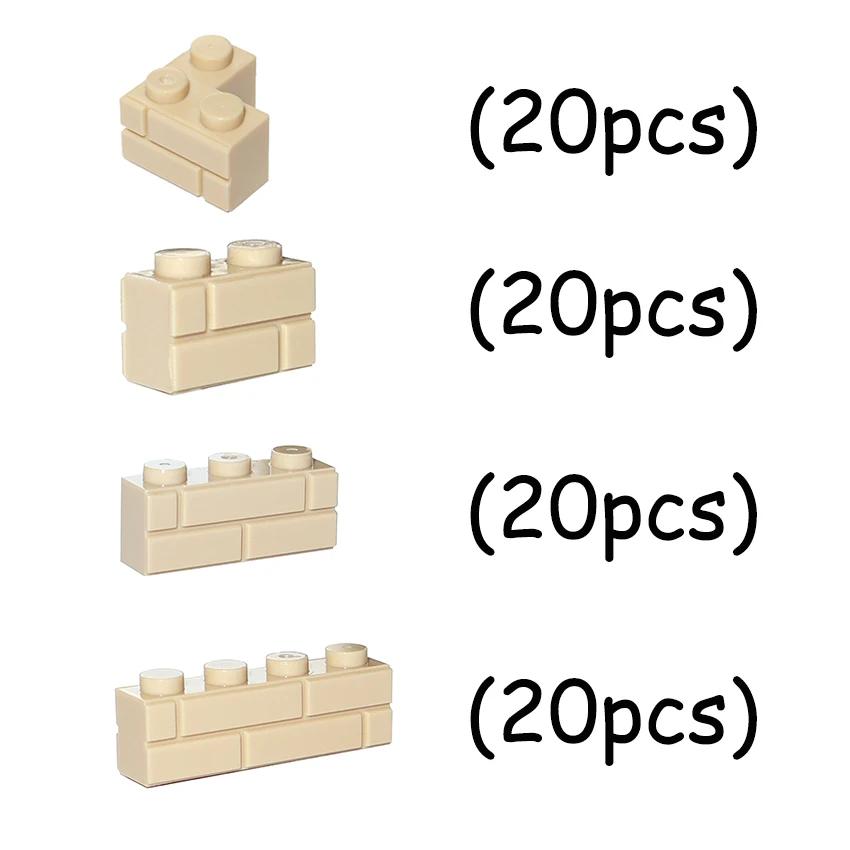 DO IT YOURSELF Construction Bricks MOC Thick Wall Blocks Figures City Learning Creativity Playthings ideal for Kids Traditional Dimension