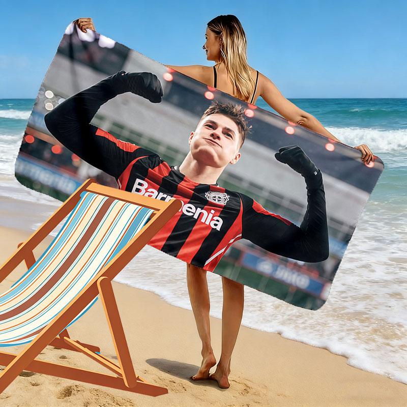 Patrik Schick Print Beach Towel, Large Soft Quick Dry Towel for Beach Camping Swimming
