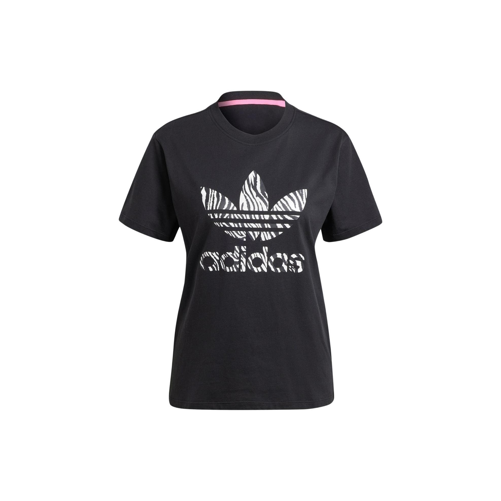 (WMNS) adidas originals Zebra Animal Print Infill T-Shirt  Black  Women s II0911 XS