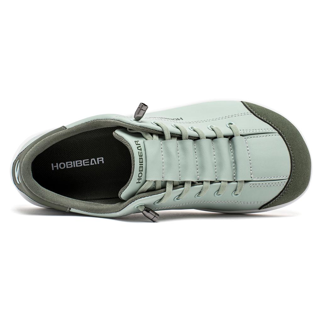 Unisex Barefoot Wide Toe Shoes Women Men Artificial Leather Minimalist Sneakers Adjustable Slip On Walking Shoes