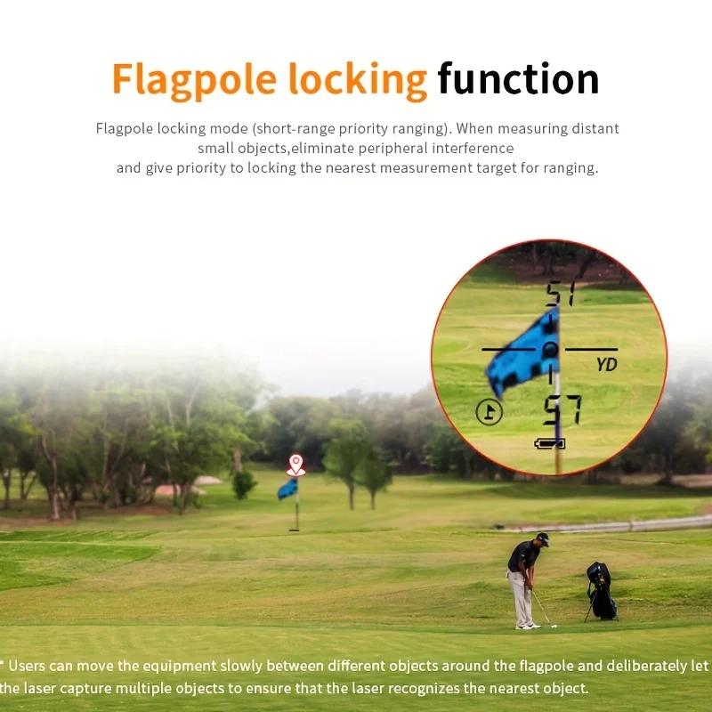 New Golf Laser Rangefinder Telescope 1000m 650m Slope Adjusted Flag-Lock Rangefinder Hunting Laser Distance Meter New