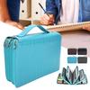 Colored Pencil Case 252Hole Large Capacity Art Painting Pen Portable PU Storage Bag