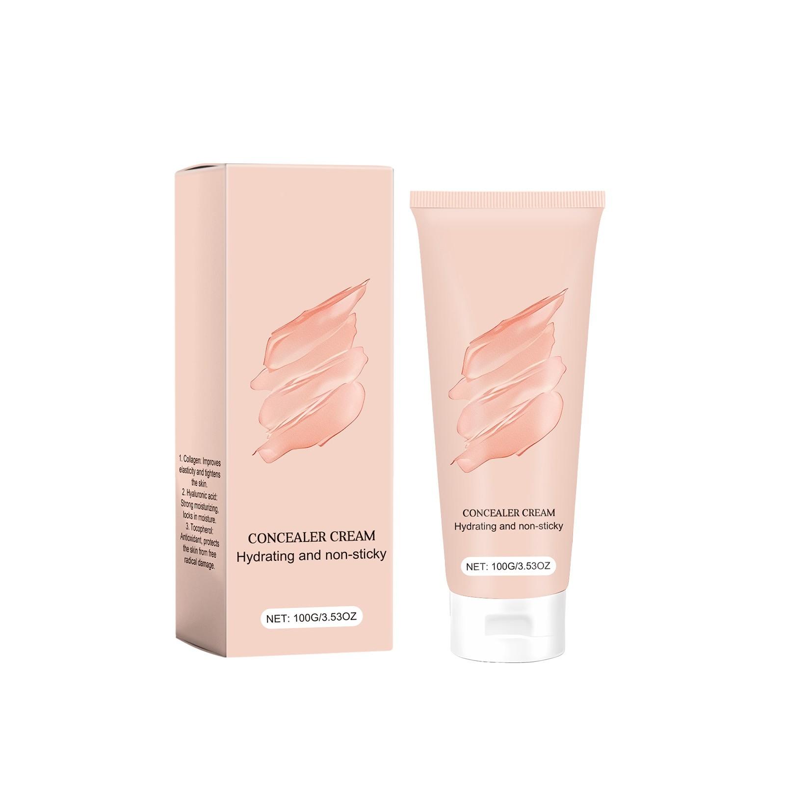 

Natural Concealer Body Bare Face Cream Lazy Cream No Fake Clear Moisturizing Whole Body Cold Skin Small Light Bulb Bare Face Cream One Size