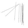 12 Pieces Scroll Saw Blades With Spiral Teeth for Wood Metal Plastic Cutting Sawing Carve(#6)