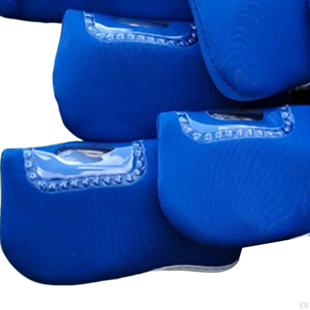 10 Pieces Golf Iron Headcover Set Club Head Covers Waterproof Visible Window Protector