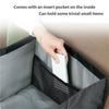 Heavy Duty Oxfords Fabric Car Storage Bin Foldable Grocery Box For SUV Sedan And MPV With Reinforced Stitching