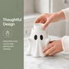 Cute 3D Printed White Ghost Vase Creative Small Halloween Flower Pot Decorative Succulents Water Planting Planter Home Balcony