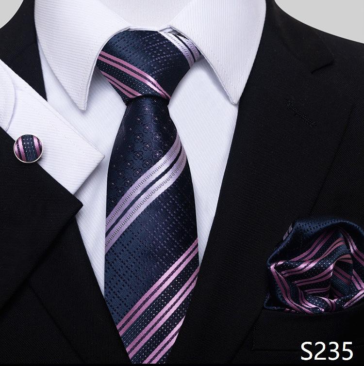 Men'S Business Dress 8Cm Hand Tie Suit Shirt Work Professional Dress Tie Accessories