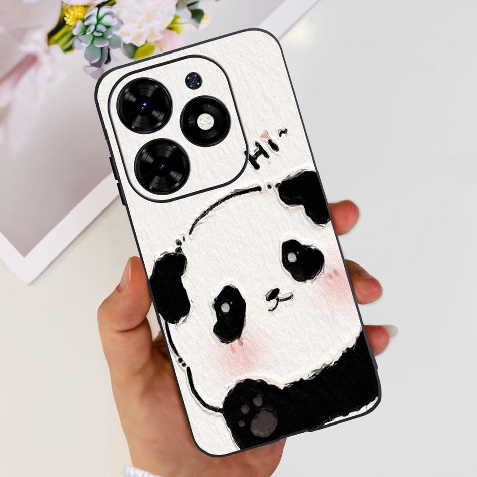 For Tecno Spark 20C Case Spark 20 Pro Cover Popular Flower Butterfly Clear Silicone Phone Cases For Tecno Spark 20 Spark20 Funda