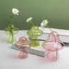 Glass Mushroom Vase Modern Decorative Vases Bedroom Vase Hydroponic Plants Flower Glass Vases Living Room Decoration Home Decor
