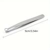 1pc Nose Hair Trimming Tweezers, Round Head, Multifunctional Water Resistant