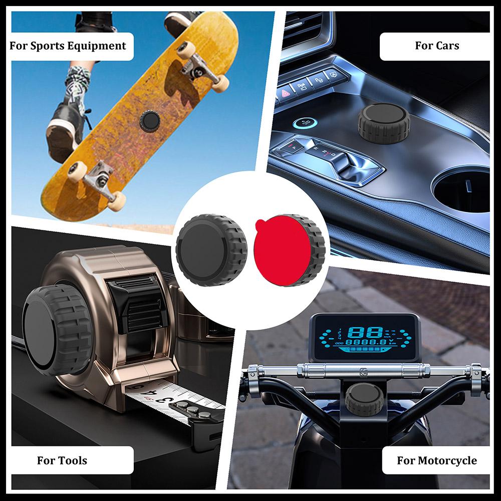 4Pcs For Apple AirTag Bluetooth-compatible Tracker Adhesive Waterproof PC Protective Case