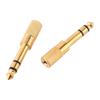 10PCS 6.5mm 1 4 Inch Male To 3.5mm 1 8 Inch Female Stereo Audio Plug Headphone Mic Jack Adapter