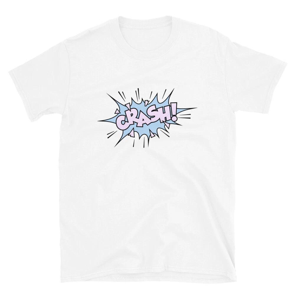 Crash Sound Comic Superhero Cartoon T-Shirt S