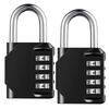 1/2pcs Combination Lock Resettable 4 Digit Padlock with Combination Waterproof and Heavy Duty Combination Padlock Outdoor