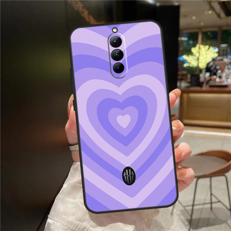 Colorful Heart Circle Love Case For ZTE Nubia Red Magic 10S 9S 8S 10 9 8 11 Pro Plus 6 7 6S 7S For RedMagic 10 Air Cover