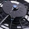 ZAP Performance 10-inch Engine Cooling Fan, Electric Radiator, Universal Slim Push-Pull Cooling Fan, Engine Kit, 12V, 80W Power, Universal, Black, wit