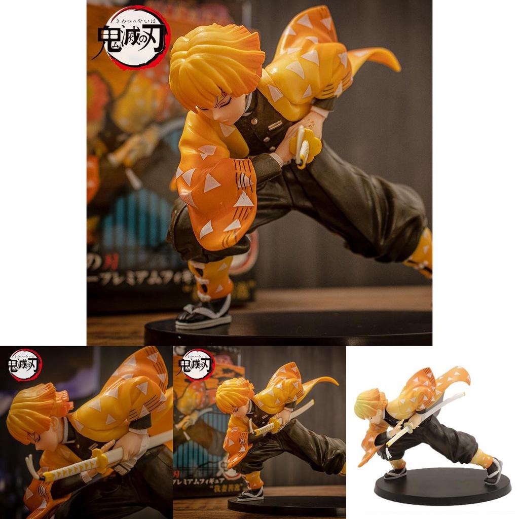 Lebensechte Dämonentöter Agatsuma Zenitsu Figur Spielzeug Für Sammlung Und Geschenke