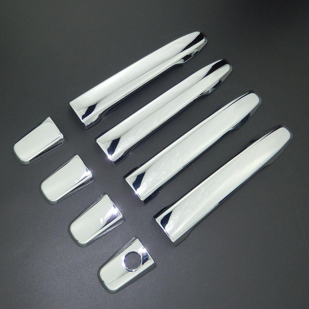 

Хромированный стиль для Mitsubishi Outlander Lancer RVR ASX 2008 2016, хромированная внешняя дверная ручка, молдинг No Button Handle