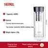 THERMOS Double-Layer Glass Tea Infuser Bottle 400ml