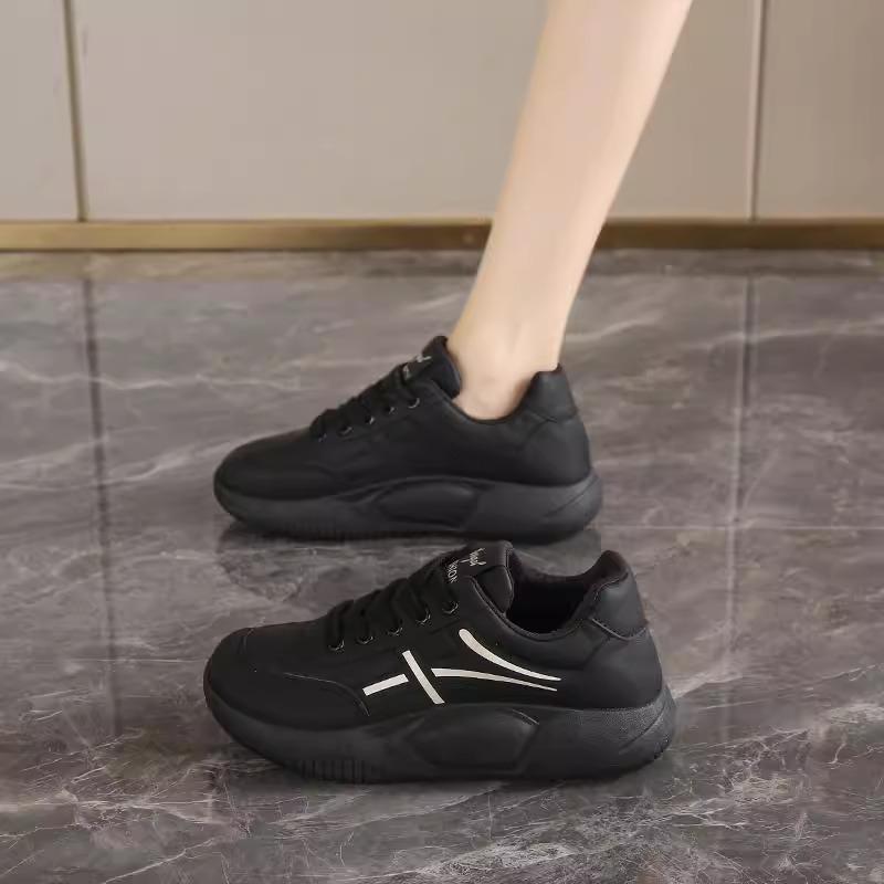 Platform Dad Shoes Women 2025 New Spring and Autumn Casual Sports Shoes Versatile Running Lightweight Board Shoes Student Soft Sole