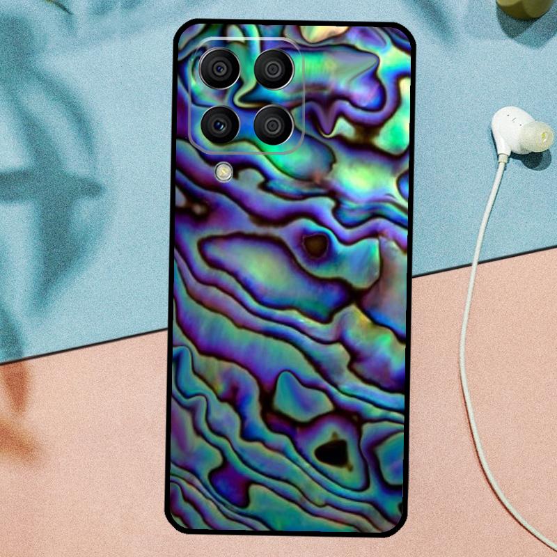 Abalone Sea Shell Texture For Samsung Galaxy M14 M34 M54 M20 M06 M16 M12 M13 M15 M35 M55 M33 M53 M21 M31 M32 M52 Case