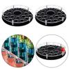 High Capacity Acrylic Wine Rack Organizers Featuring 25 Holes and Builts In Bottle Slot