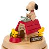 Sanrio Holz Musik Innen 087912 Box, Hundehütte, Snoopy, Dekor, Geschenk,