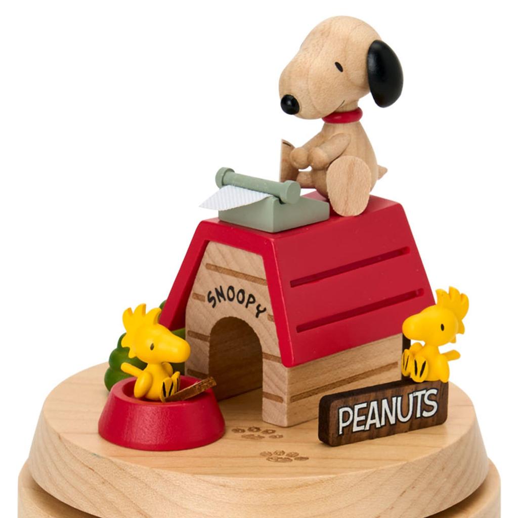 Sanrio Wooden Music Interior 087912 Box, Doghouse, Snoopy, Decor, Gift,