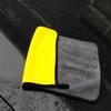 Serviette de Lavage de Voiture Épaissie Absorbante Bicolore Double Face en Polaire Corail Serviette de Lavage de Voiture Propre Maison Voiture Double Usage