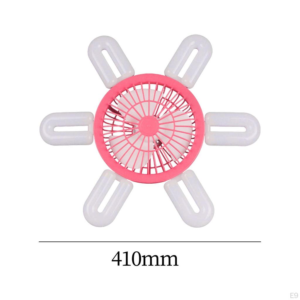 Compact E27 Socket Fan Light with Control