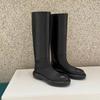 Straight Knight Boots Women's New Autumn and Winter 2025 Thick-soled Round Head Thin Boots But Knee Long Boots High Boots