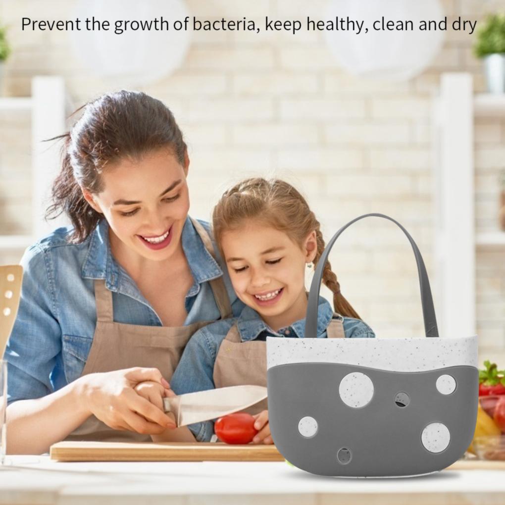 Drain Bag Sink Hanging Water Filtration Basket Portable Home Kitchen Sponge Storage Holder