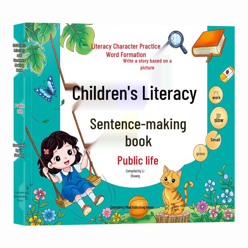 

Picture-Based Literacy Book for Ages 3-6: Fun Sentence Building & Character Learning for Preschool to Primary Transition.