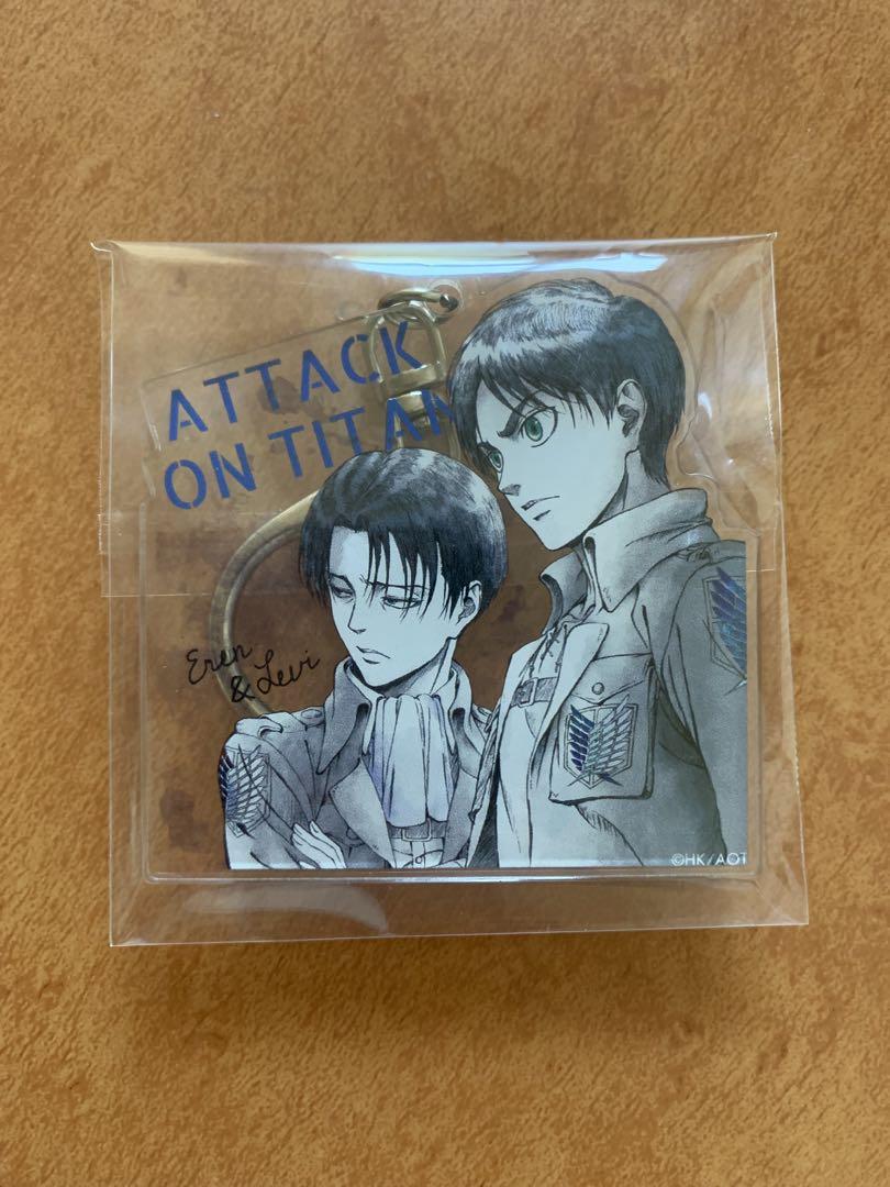 

[USED] Attack on Titan WIT studio acrylic keychains Eren and Levi