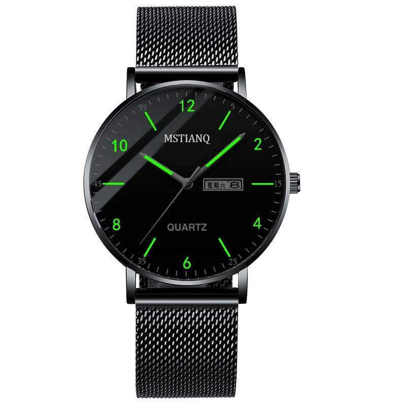 Year Watch Male Junior High School Student Temperament Men'S Style Fashion Luminous Electronic Quartz Watch