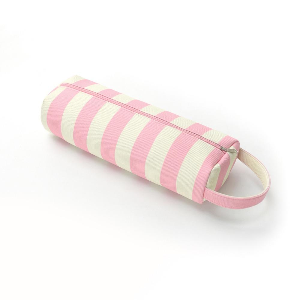 Large Capacity Hair Dryer Storage Bag Dustproof Stripe Design Hair Tool Organizer Pouch Multi-Functional Lightweight