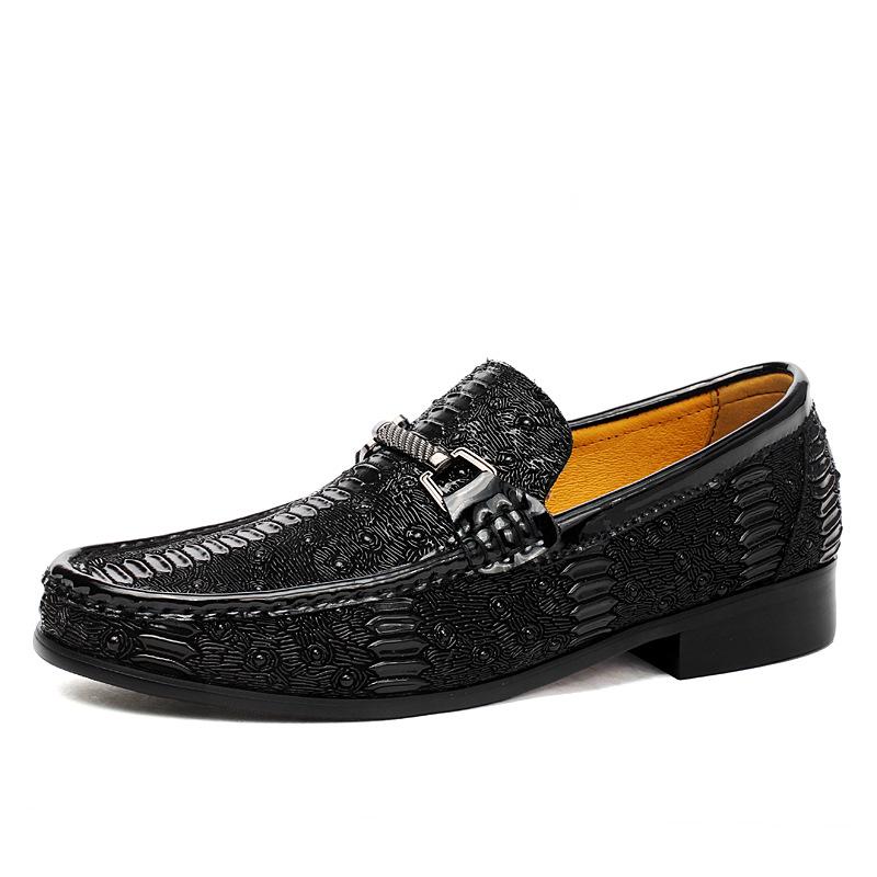 Men s Spring/Summer Casual Leather Slip-On Loafers 45