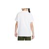 Nike T-Shirt With Printed Letter Logo Round Neck Short Sleeve Kids tops White FD0928100