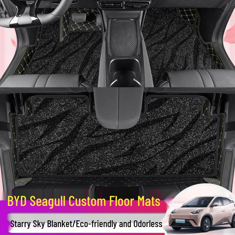 BYD Seagull Custom Fit Glory Edition Car Floor Mats, Interior Decoration, 25 Models Available