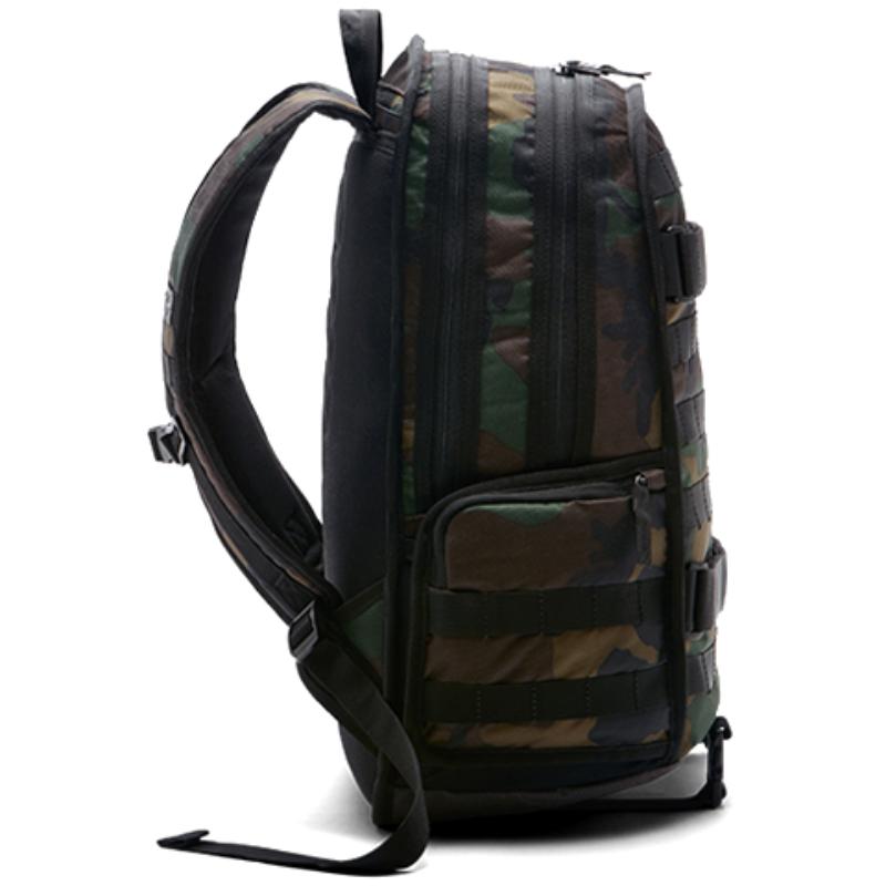Nike Polyester Double-Shoulder Backpack Regular Unisex Camouflage Casual
