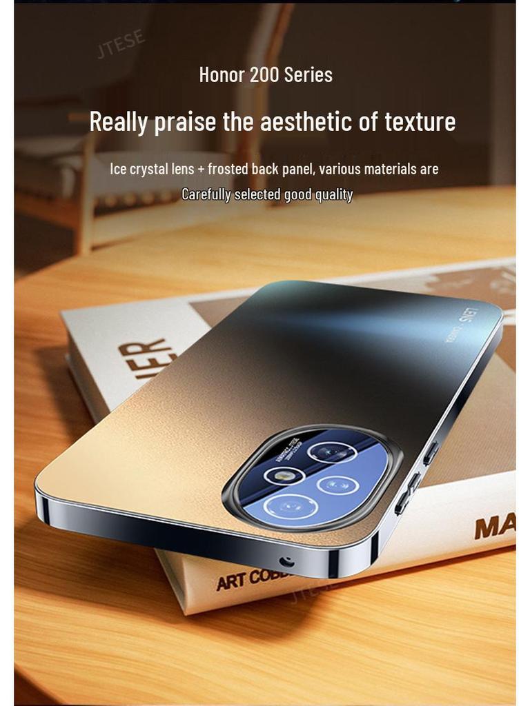 Honor 200 Pro Ultra-Thin Frosted Anti-Drop Full-Coverage Protective Phone Case