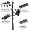 Black Fishing Set, Long Throw Straight Handle Sea Fishing Rod, Spinning Wheel Fishing Rod, Lure Set
