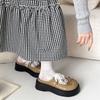 Internet Celebrities Popular White Retro Thick-bottomed Bag Head Slippers Women's Summer Wear 2025 New Heightening Non-slip Cool Slippers