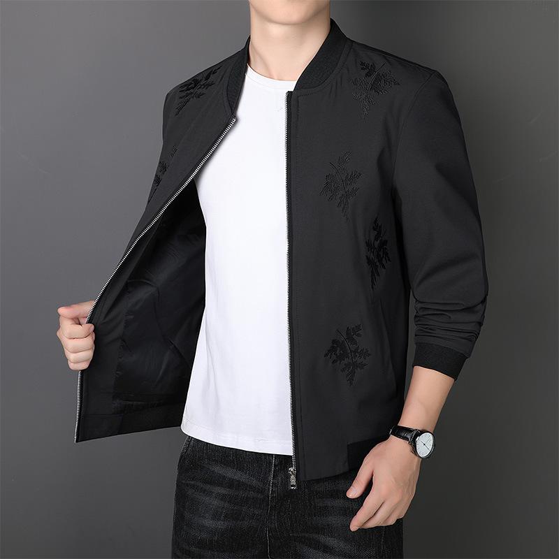 Men's Casual Jacket Jacket New Style Men's Korean Style Baseball Uniform Slim Large Size Men's Clothing